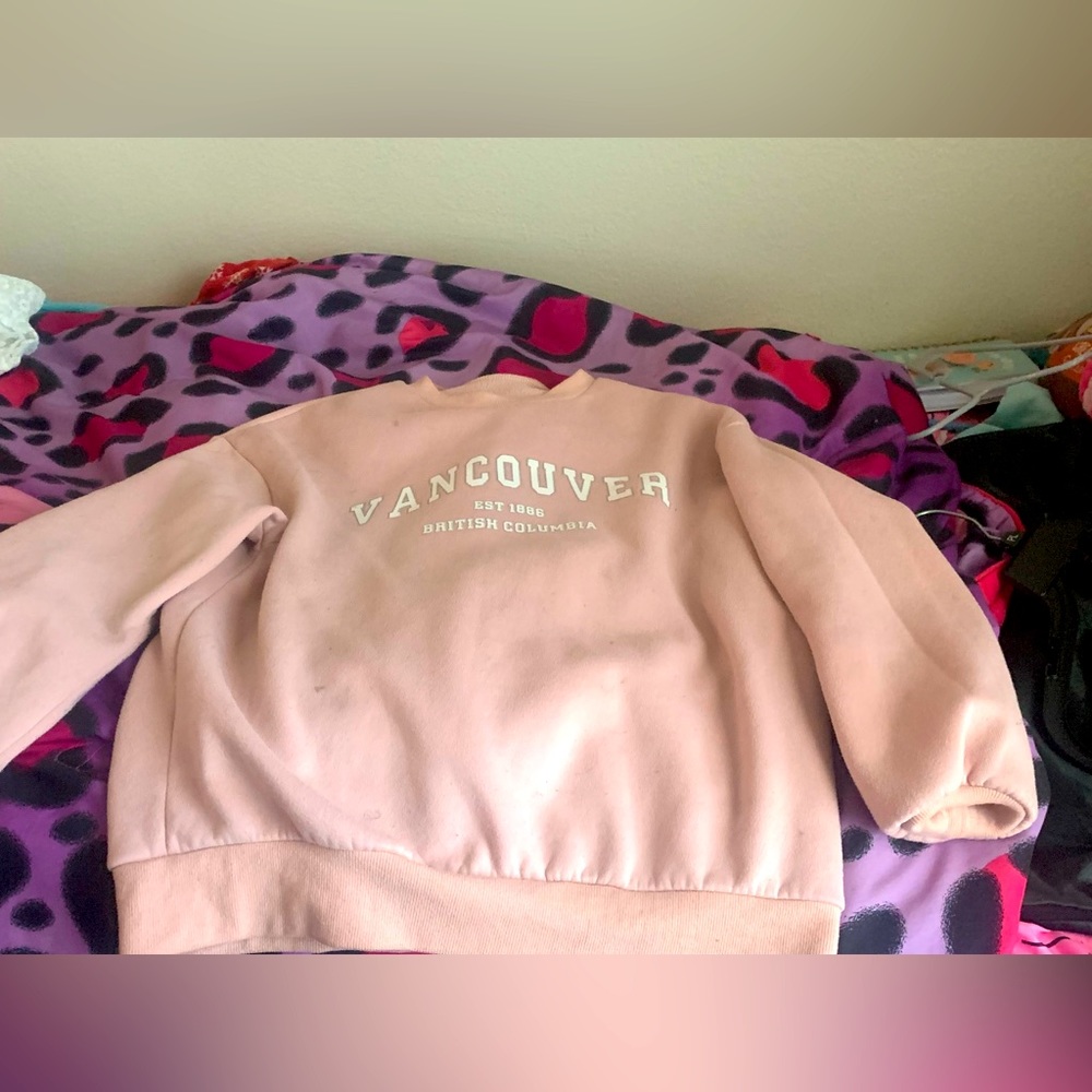 Pink sweatshirt